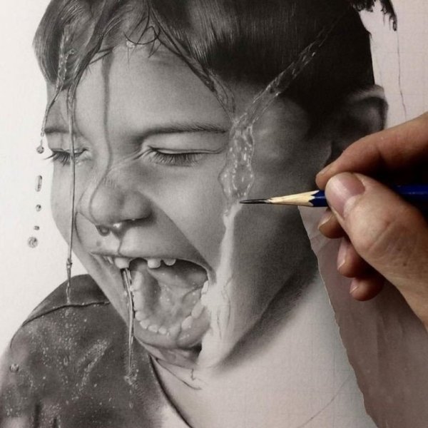 Рисование гиперреализм