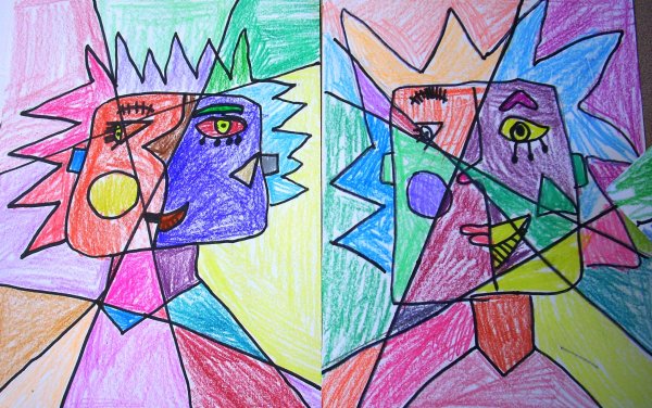 Картины с названиями Гончарова кубизм