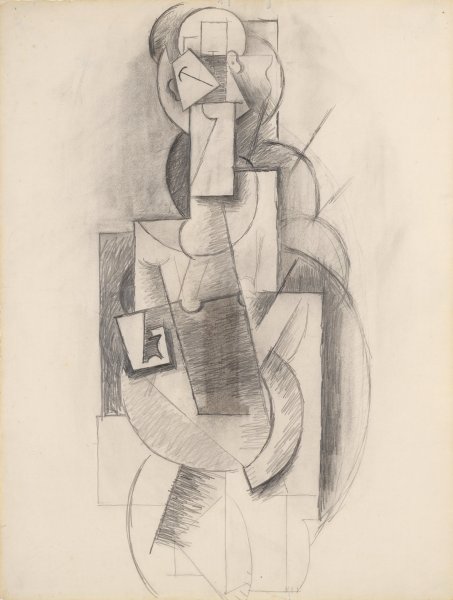 Пикассо женщина с гитарой 1911