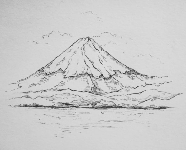 Гора Фудзи в Японии