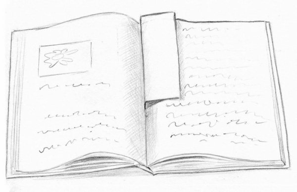 Книга для срисовки легкая