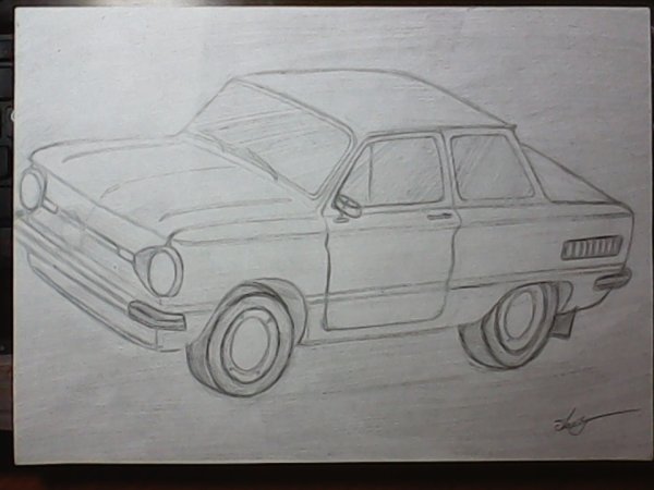 Раскраска Запорожец 968 ЗАЗ