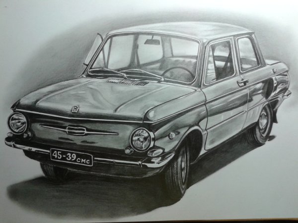 ЗАЗ карандашом