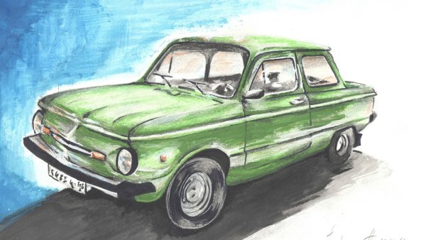Запорожец ЗАЗ-968 М рисунок