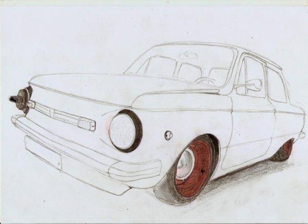 ЗАЗ карандашом