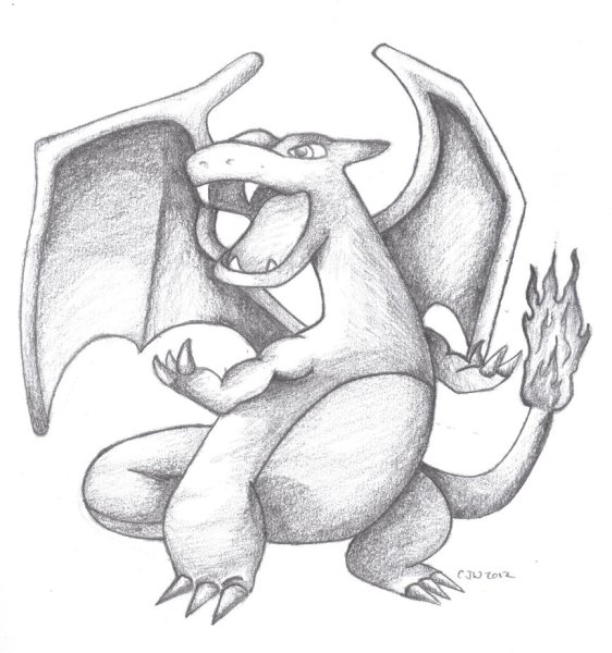 Нарисовать покемона карандашом