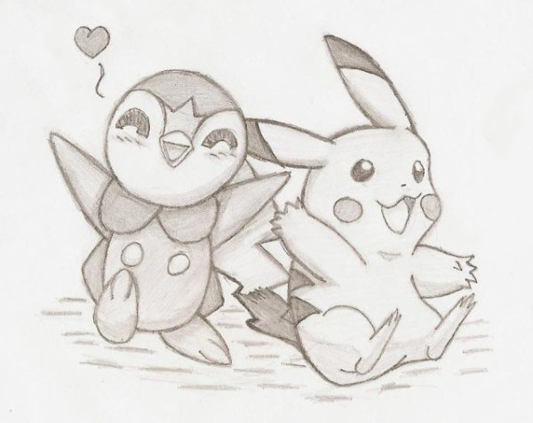 Рисунки для срисовки покемоны