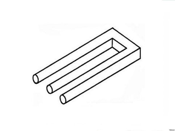 Невозможные фигуры трезубец