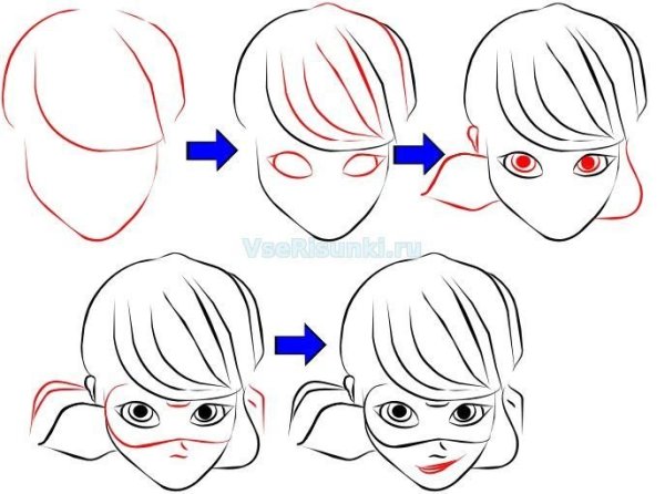 Как нарисовать ледибак