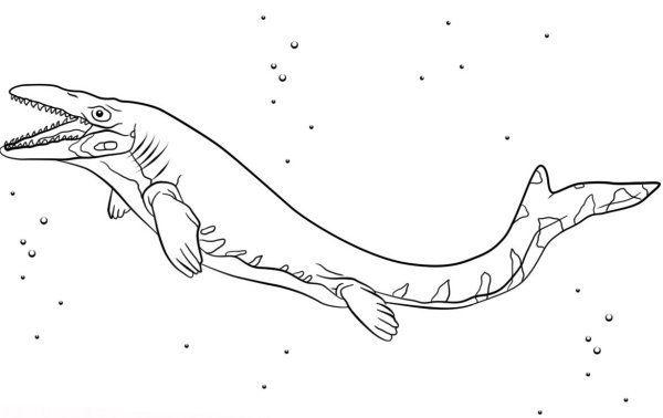 Мозазавр скетч