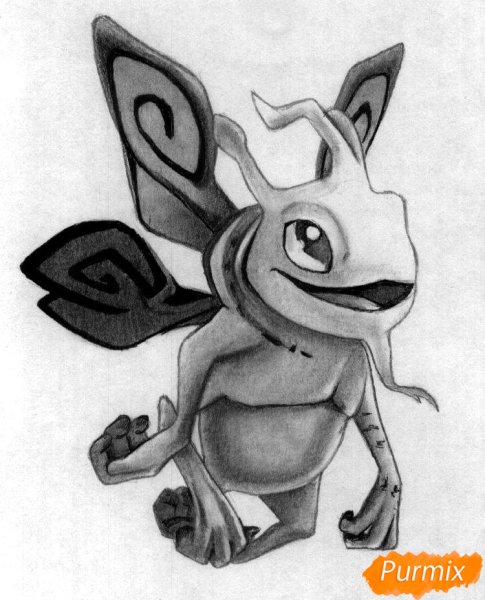 Фея рисунок карандашом для срисовки