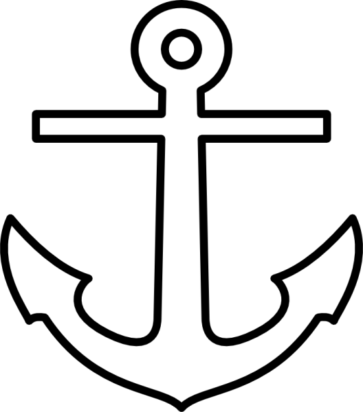 Якорь рисунок