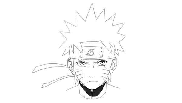 Как нарисовать Наруто