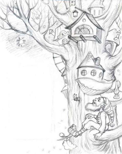 Чиполлино рисунок для детей