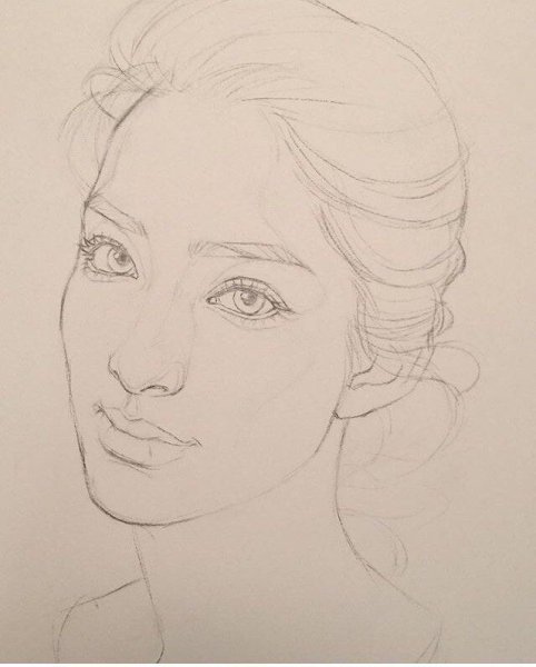 Портрет рисунок