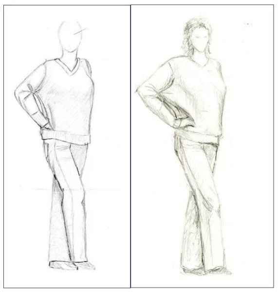 Эскиз человека