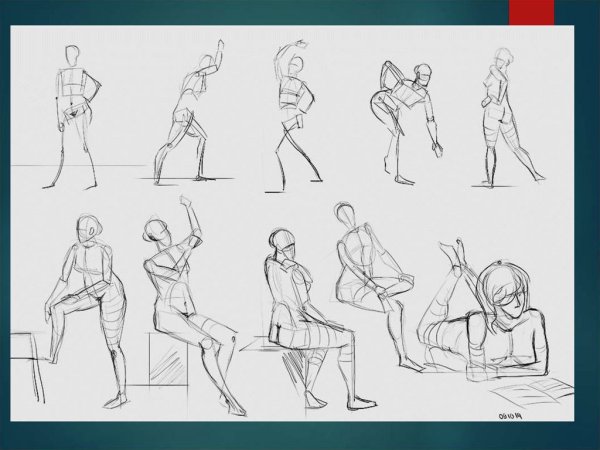 Скетчи людей