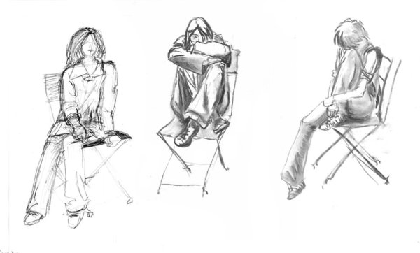 Наброски людей