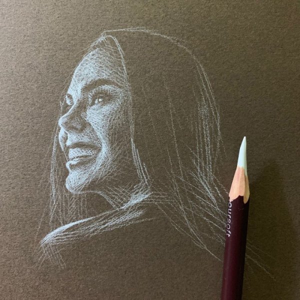 Рисование на черной бумаге