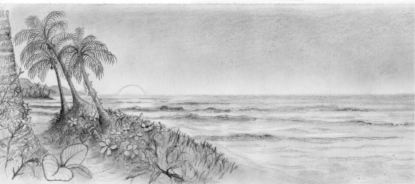 Море рисунок