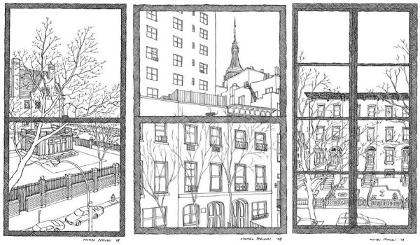 Зарисовки вид из окна