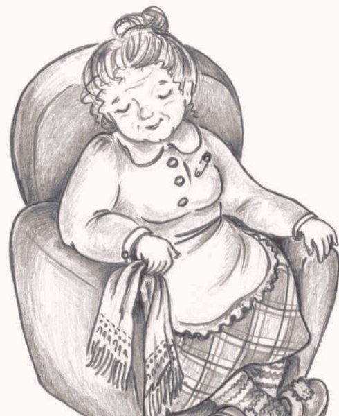 Бабушка рисунок