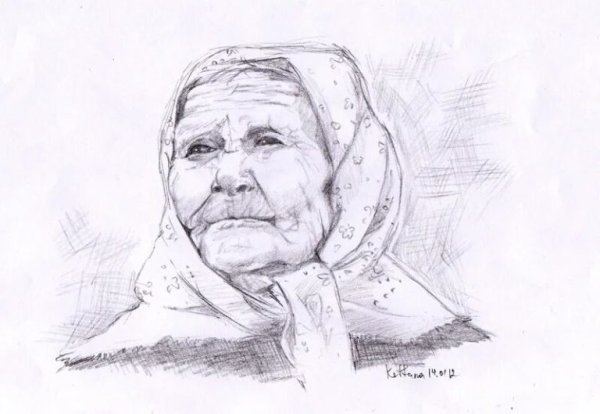 Детские рисунки бабушки