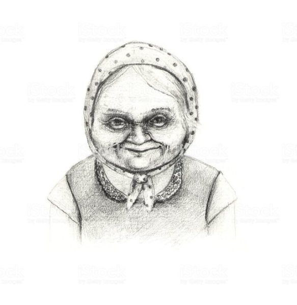 Бабушка рисунок