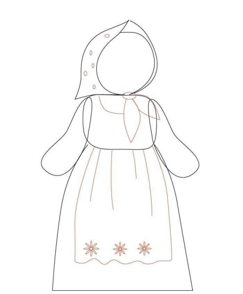 Рисунок бабушки по этапно для детей