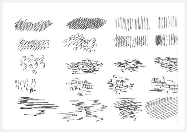 Рисунок штрихами