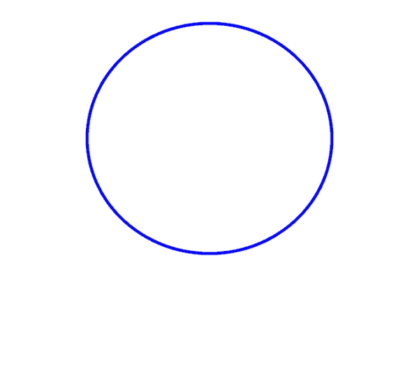 Круг нарисованный