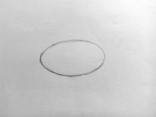 Овал карандашом