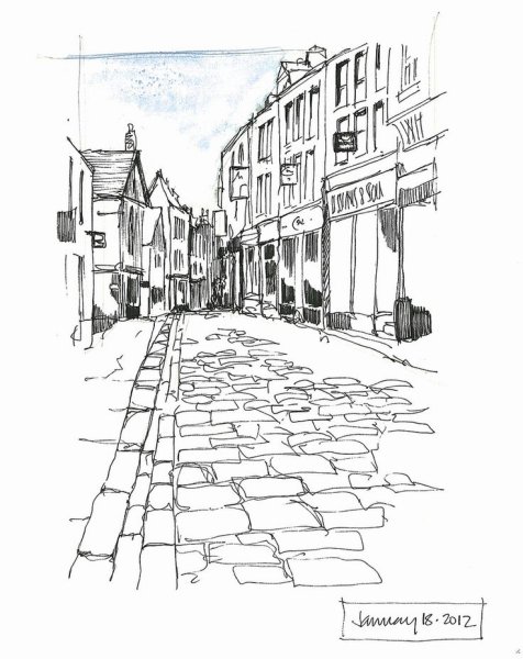 Улица рисунок