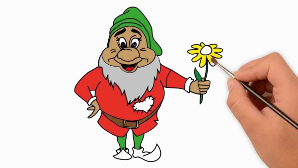 Садовый Гном вектор