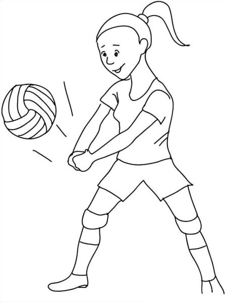 Футболист раскраска для детей