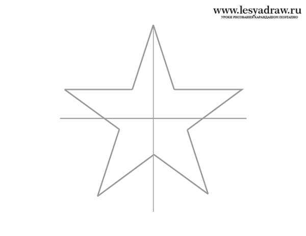 Звезда карандашом