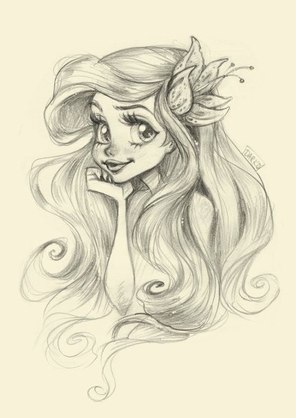 Принцесса карандашом