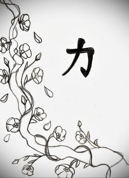 Рисунки в японском стиле карандашом