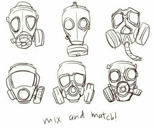 Крутые маски для срисовки