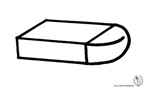 Ластик раскраска