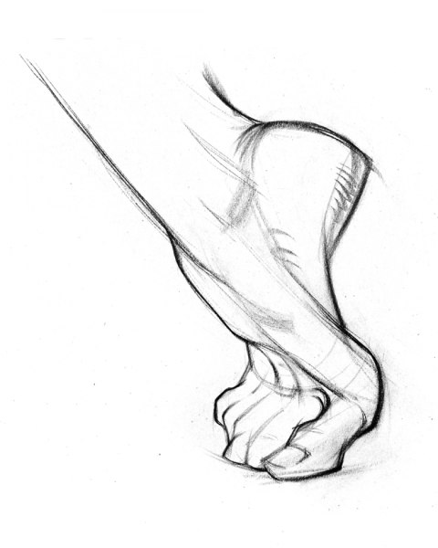 Как рисовать ноги