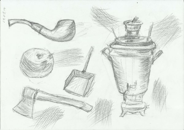 Рисование несложных предметов