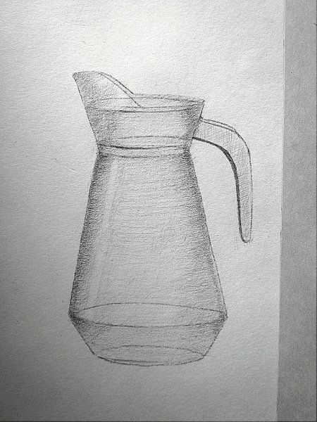 Рисование натюрморта из предметов быта.