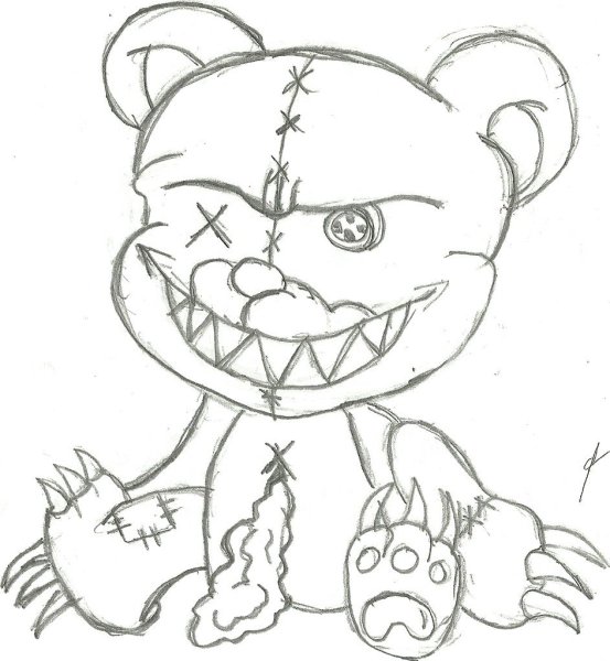 Злые рисунки карандашом