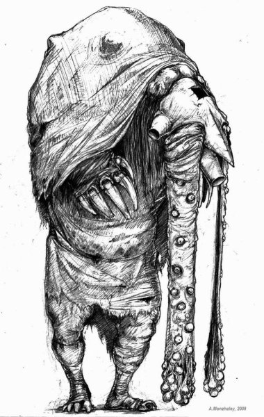 Иллюстрация к повести Гоголя Заколдованное место