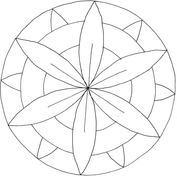 Простые мандалы для детей