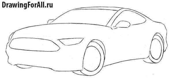 Срисовать машину