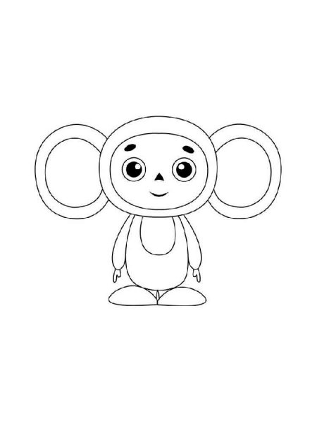 Рисование Чебурашка