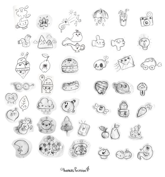 Маленькие наклейки