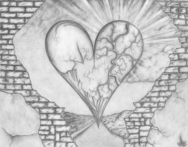 Рисунки на тему любовь карандашом